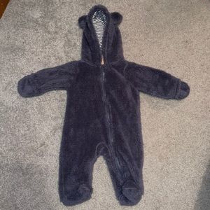 Carter’s 3 month winter furry zip up.